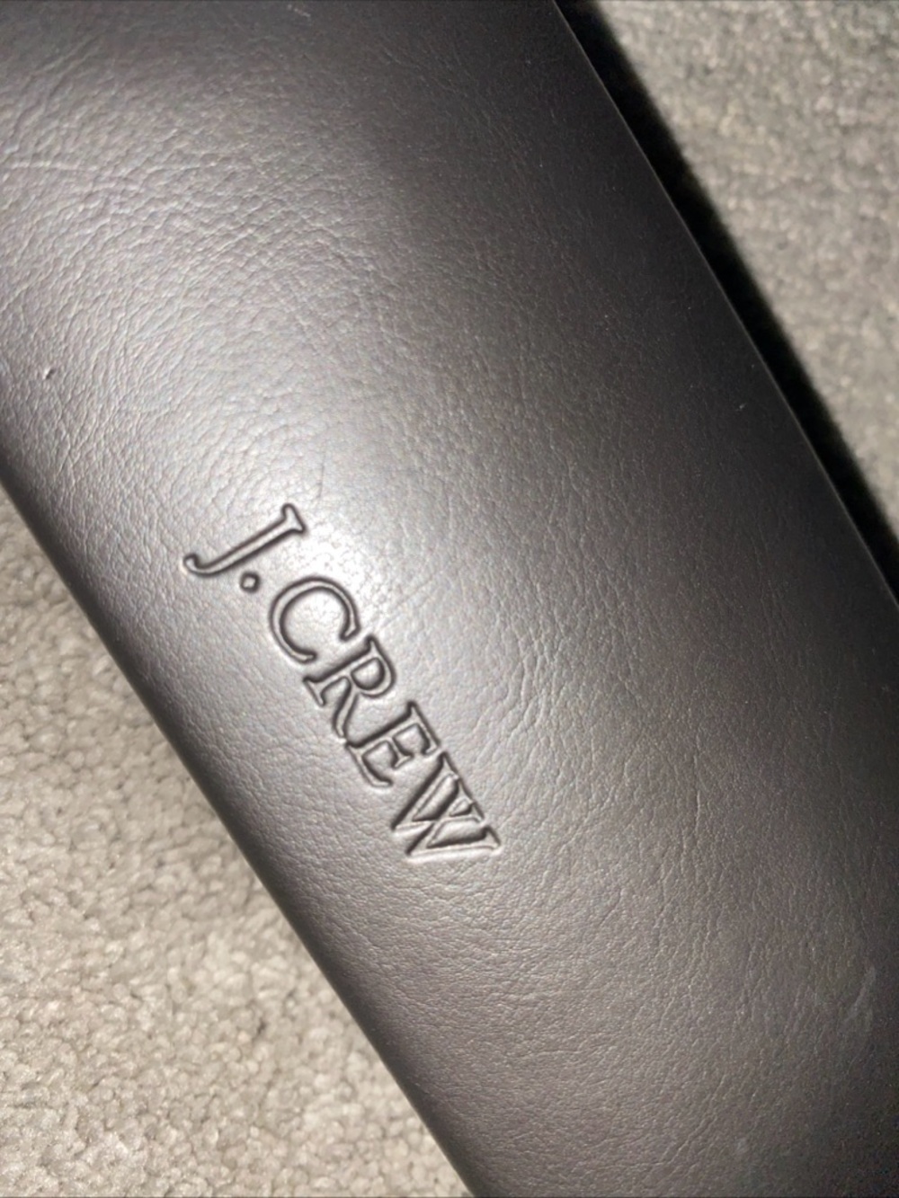 J. Crew Hardshell Eyeglasses Sunglasses Case Pewter Gray color  Unisex